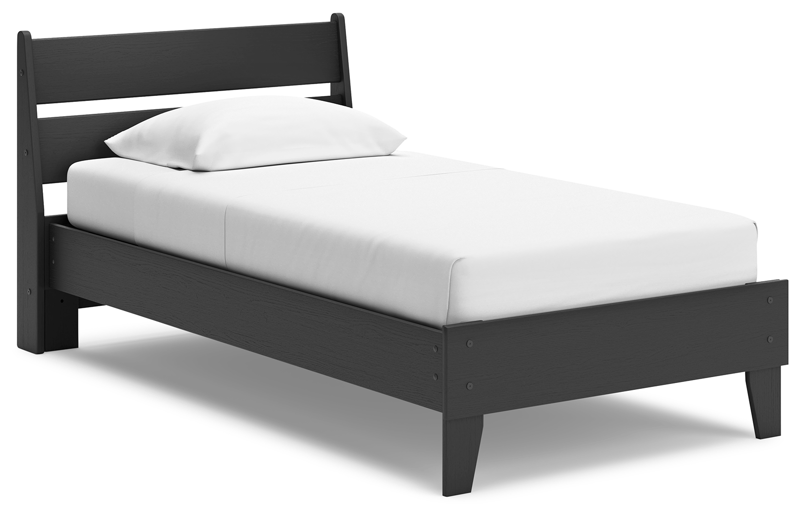 Socalle - Twin Panel Platform Bed - Black