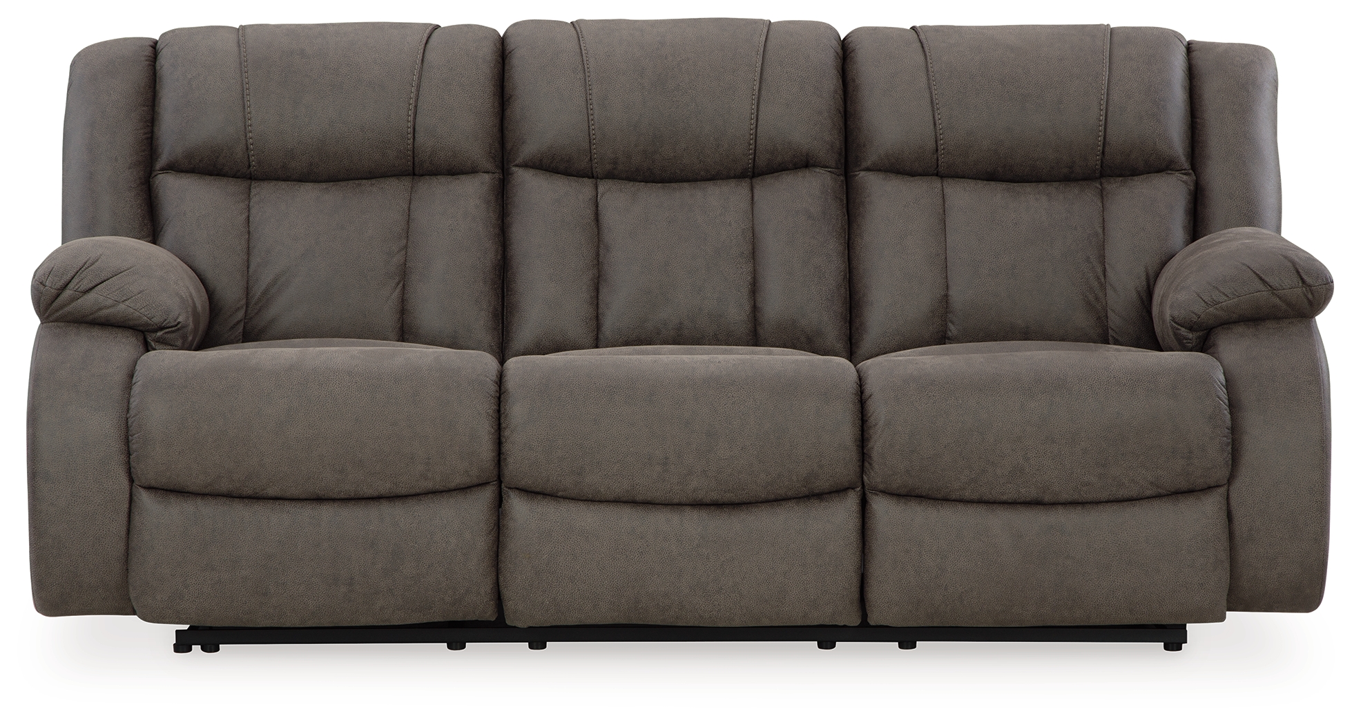 First Base - Reclining Sofa - Gunmetal