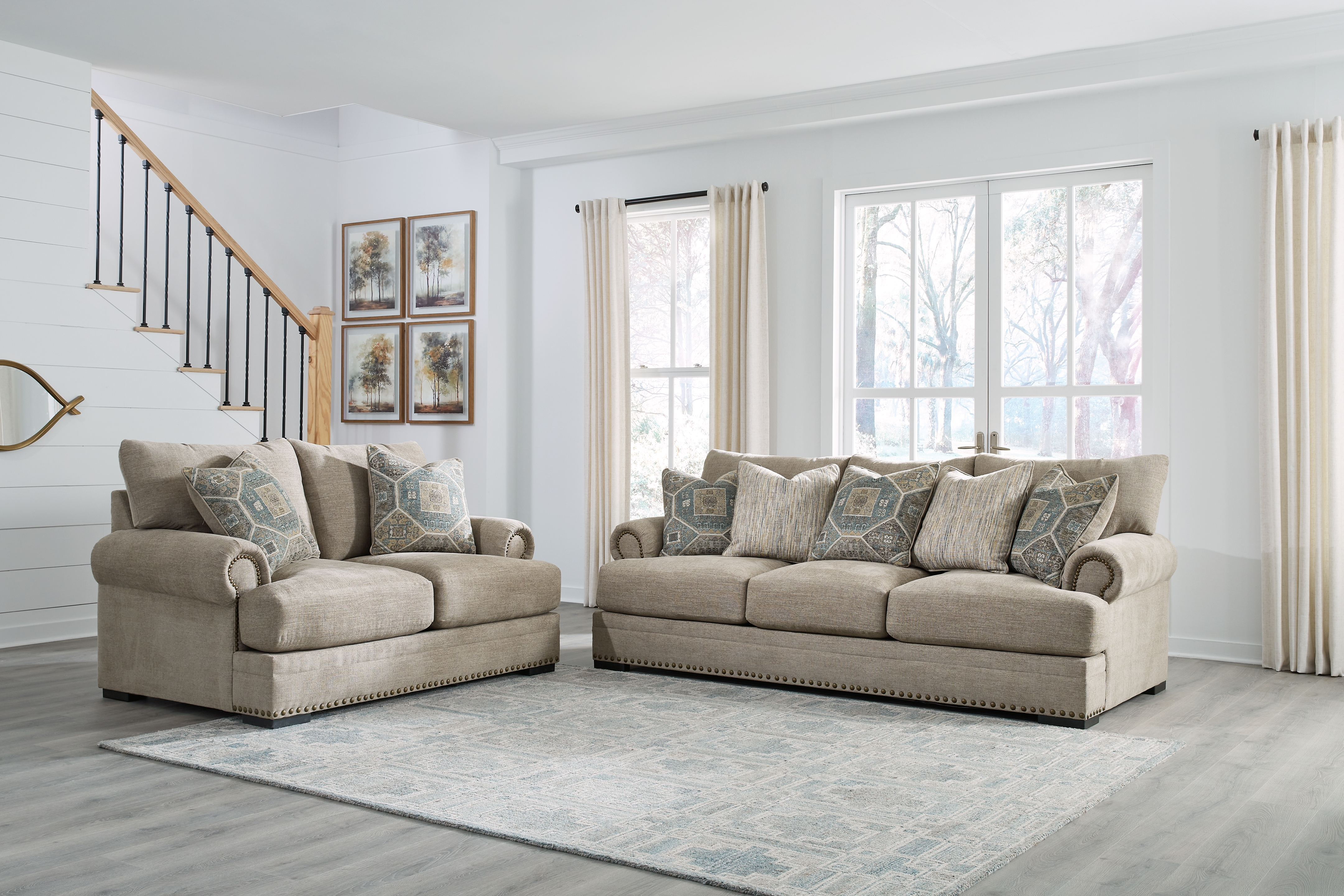 Galemore - 2 Pc. - Sofa, Loveseat - Quarry