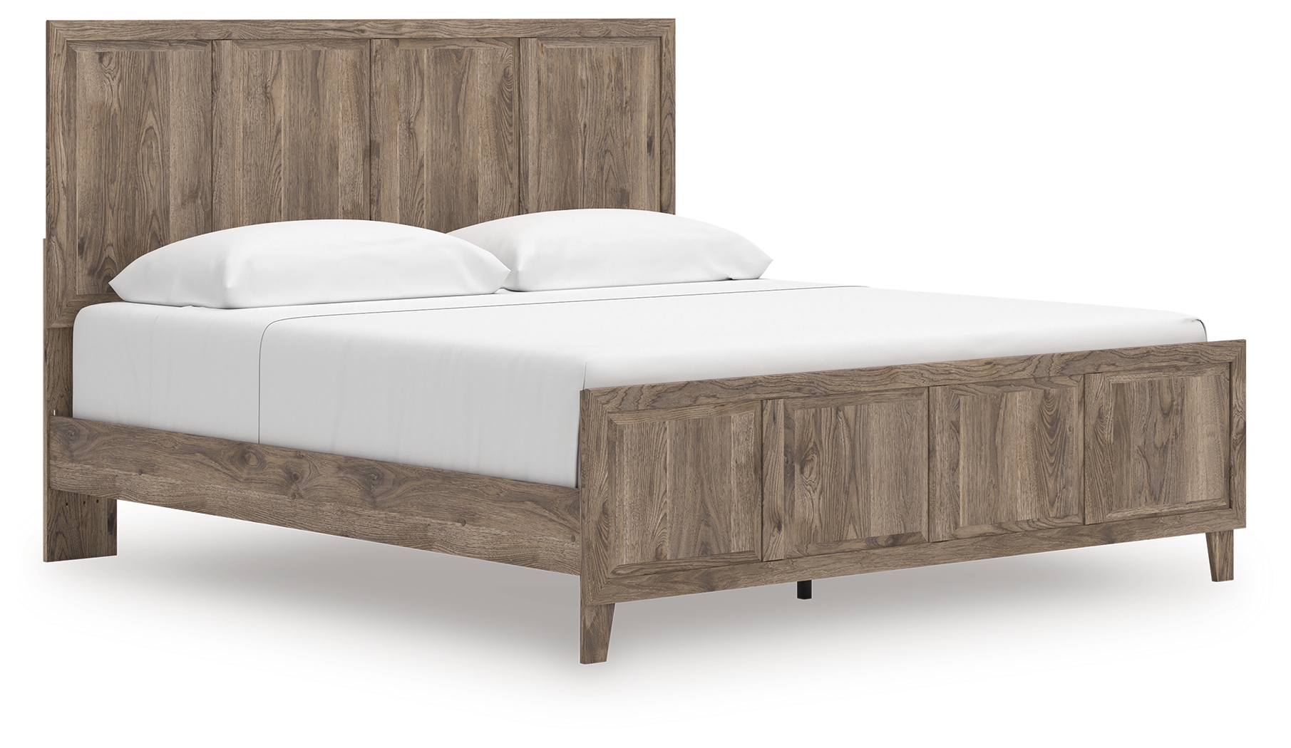 Rusticott - King Panel Bed - Brown