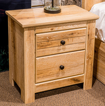 Makidern - Two Drawer Night Stand - Tan