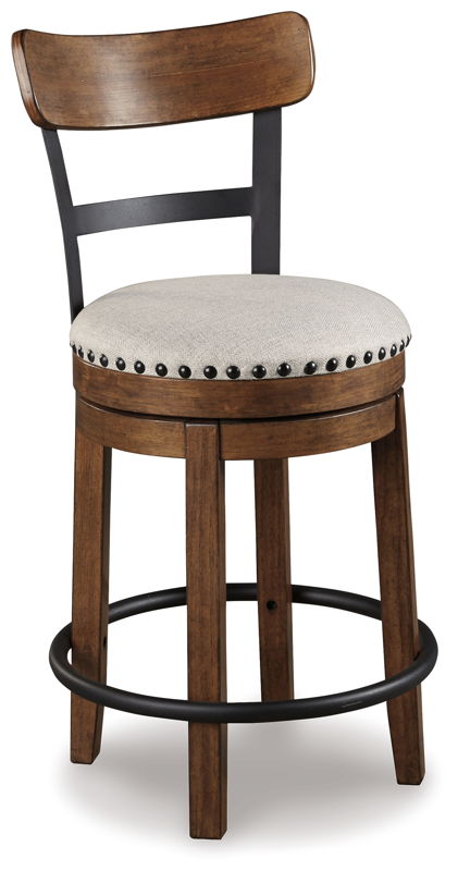 Valebeck - UPH Swivel Barstool  - Brown