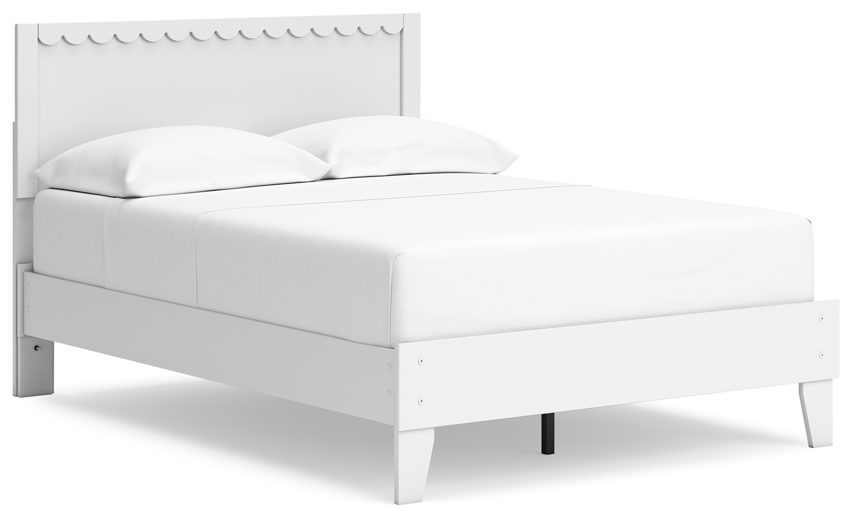 Hallityn - Full Panel Platform Bed - White