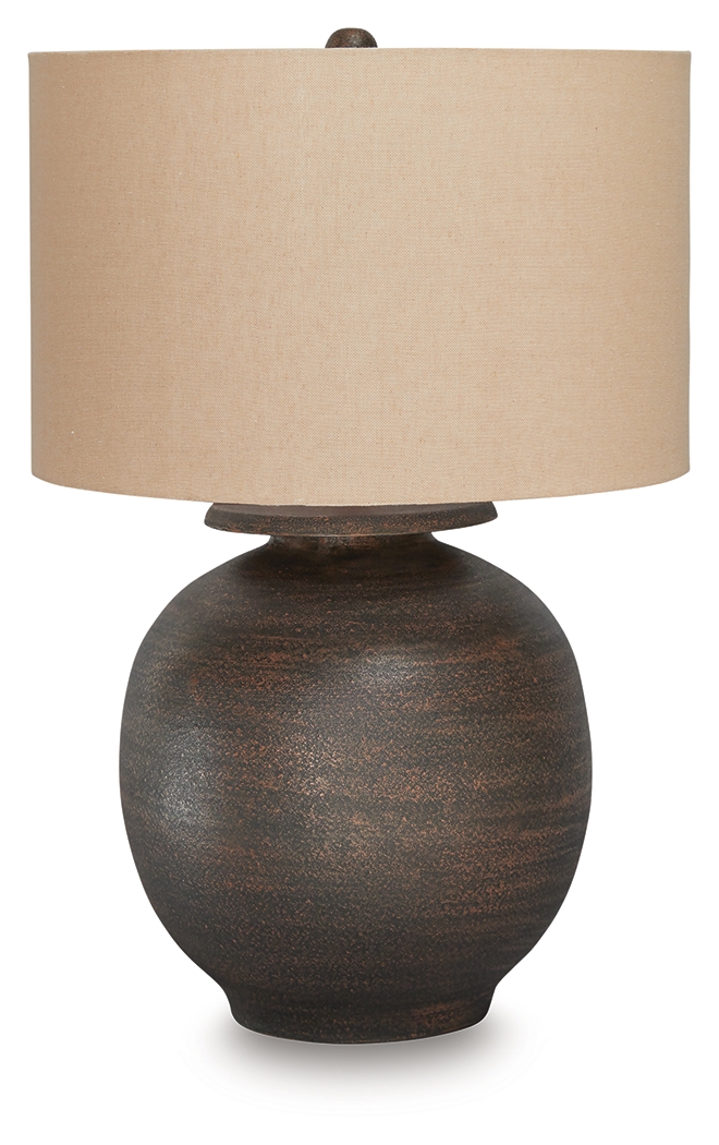 Carlenbury - Metal Table Lamp - Antique Brown