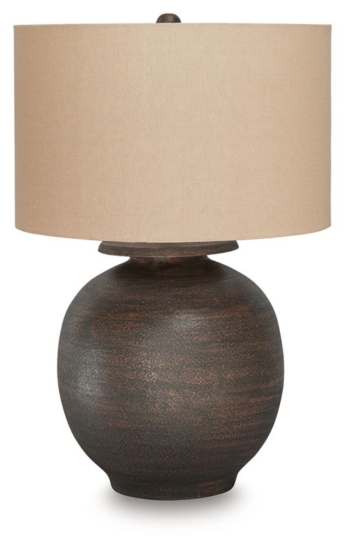 Carlenbury - Metal Table Lamp - Antique Brown