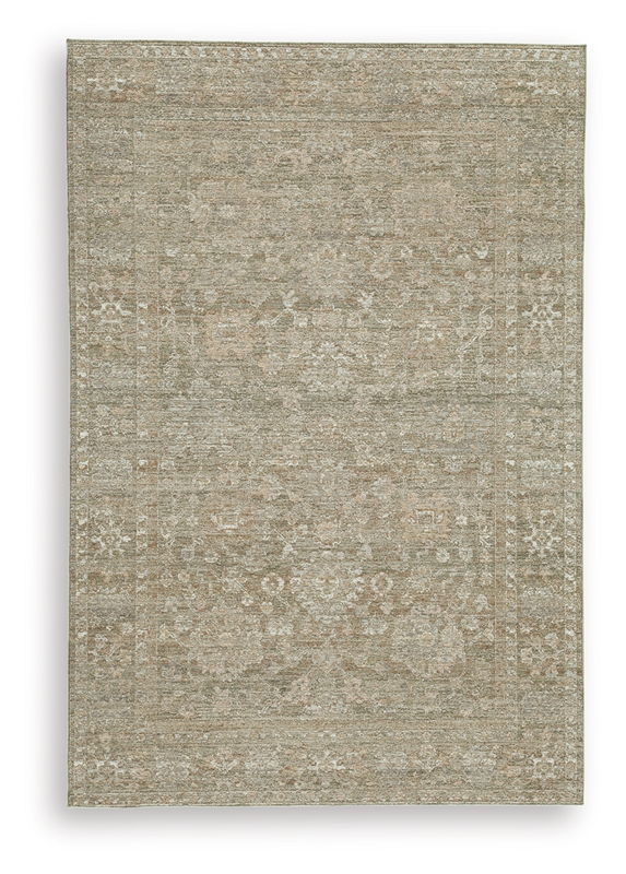 Neroham - 5' x 7' Rug - Gray / Brown / Cream