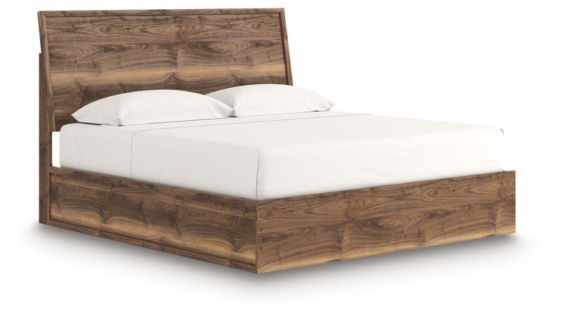 Chirason - King Panel Bed - Brown