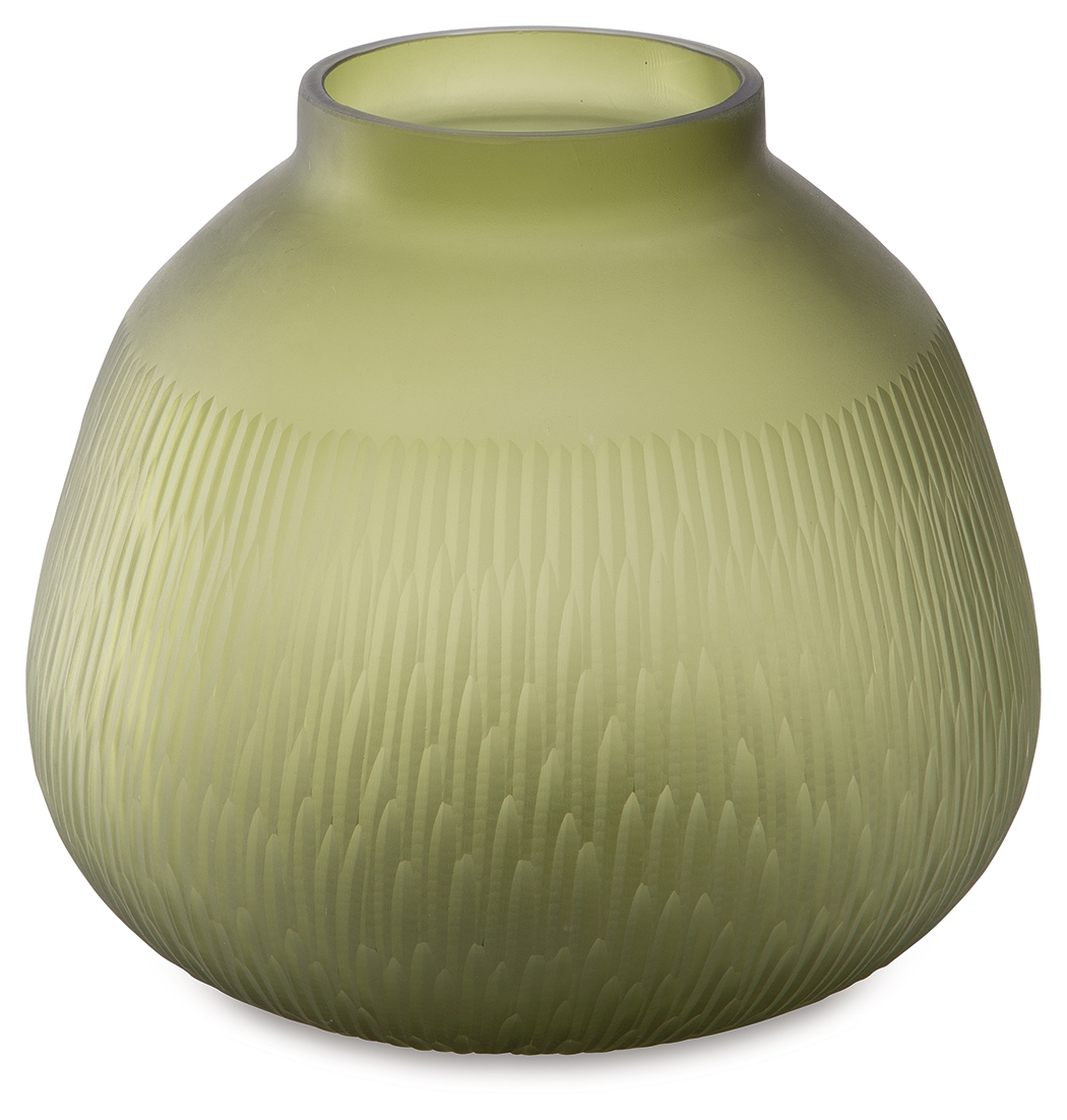 Scottyard - Vase - 10" - Olive Green