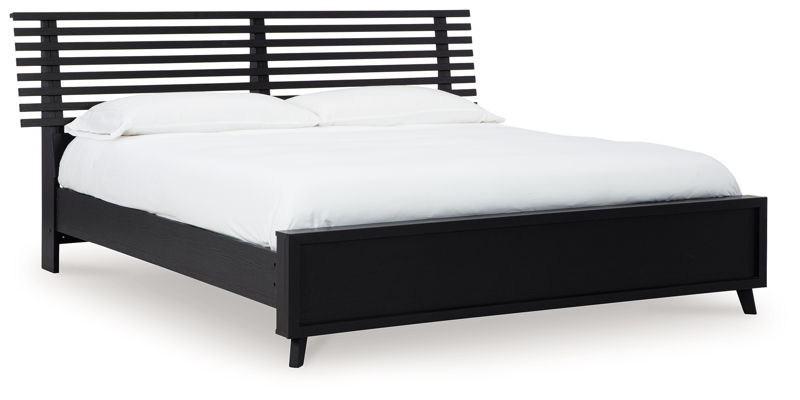Danziar - Slat Panel Bed