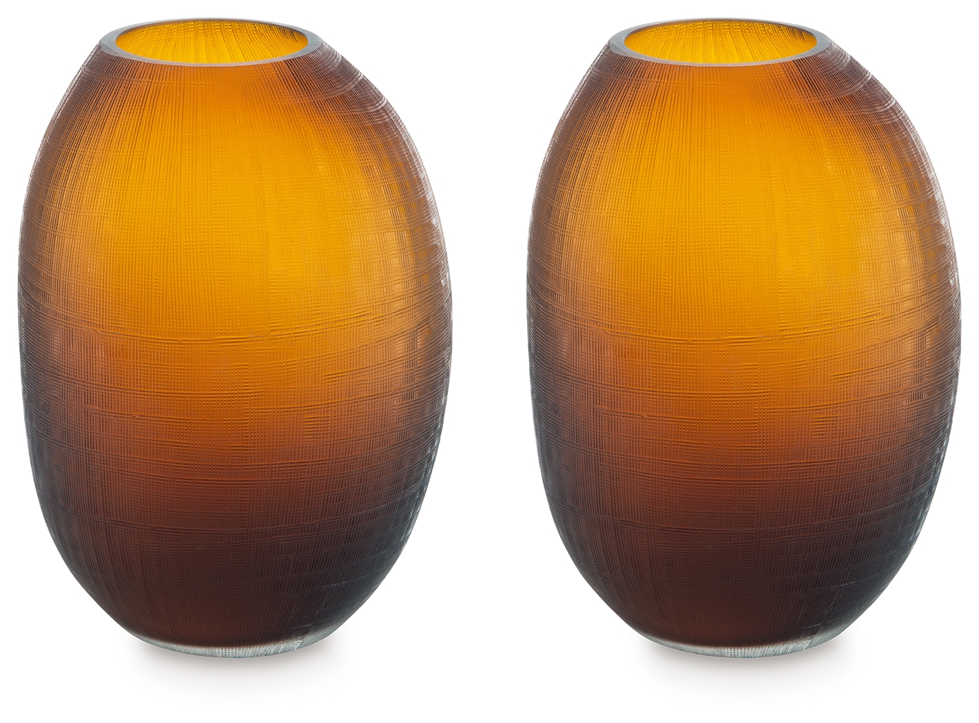 Embersen - Vase (Set of 2) 11" - Amber