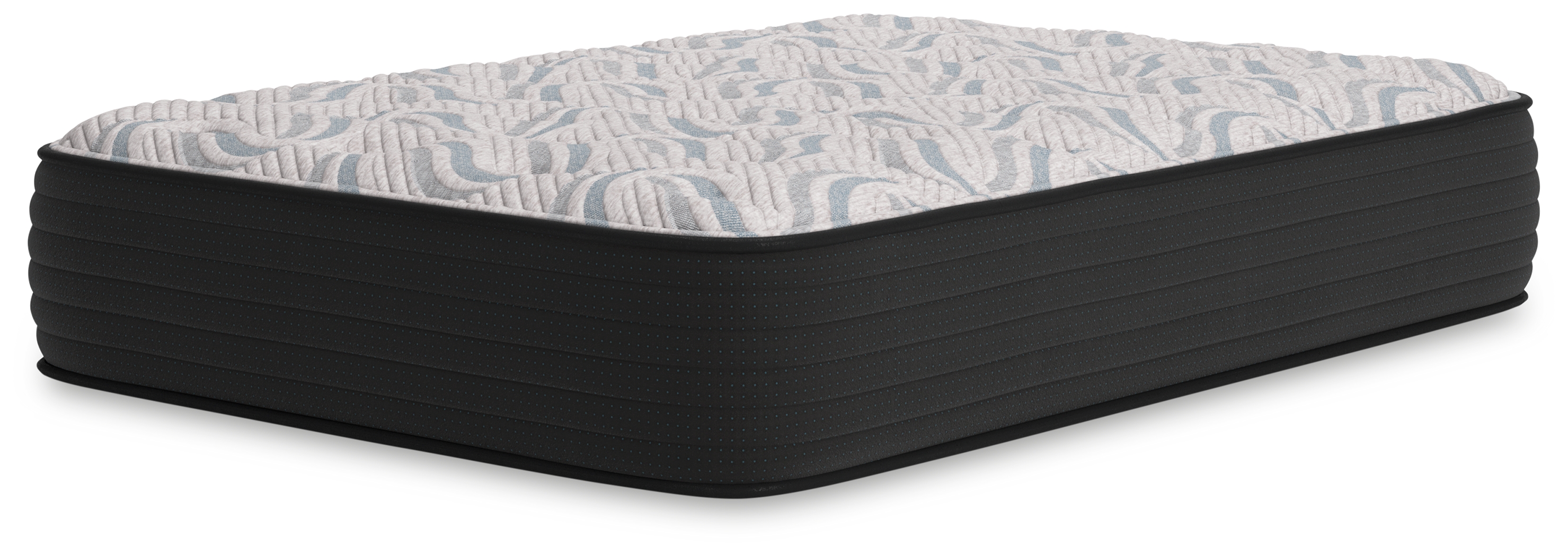Elite Springs Plush - Full Mattress - Gray / Blue