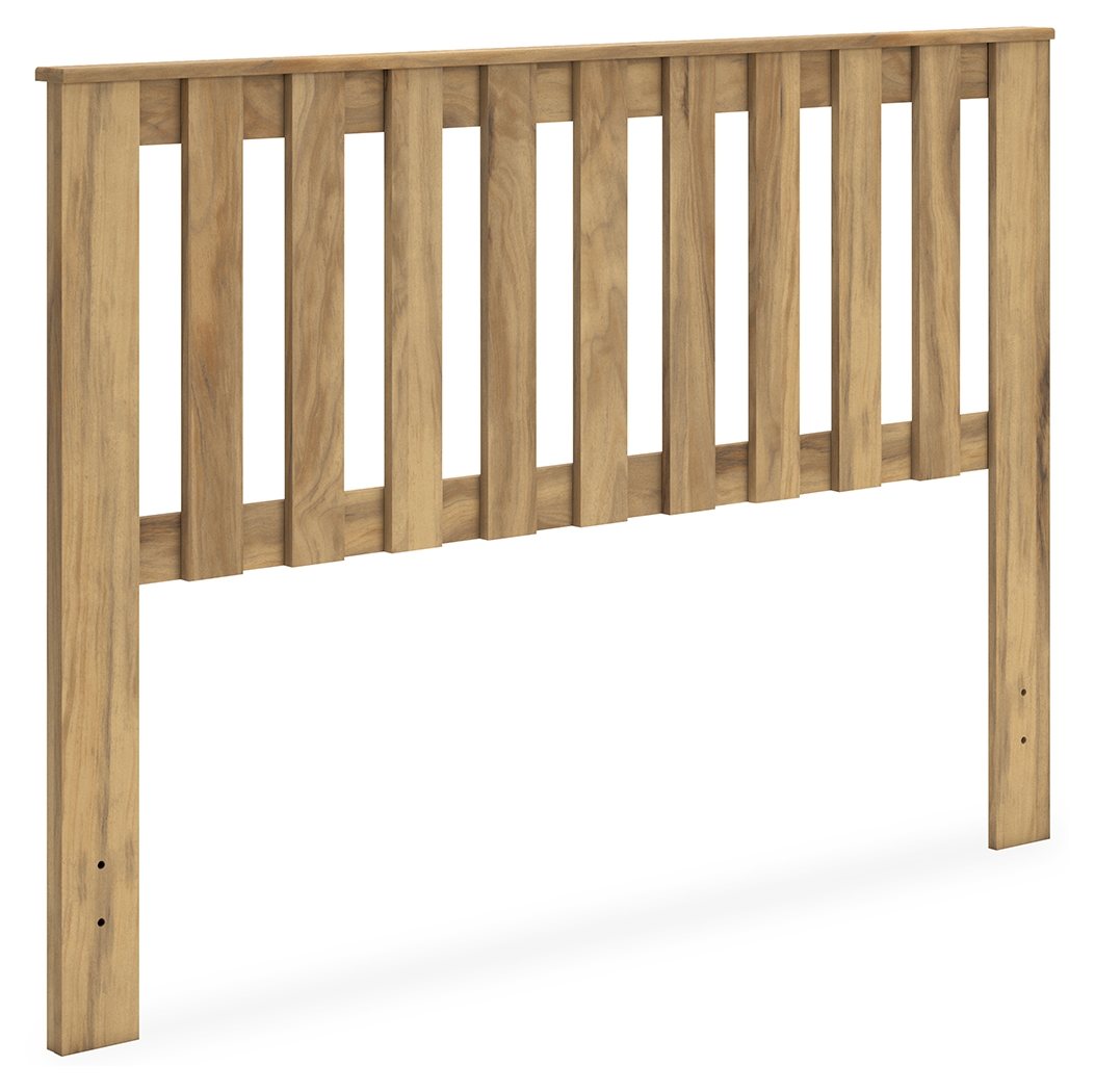 Bermacy - Queen Panel Headboard - Light Brown