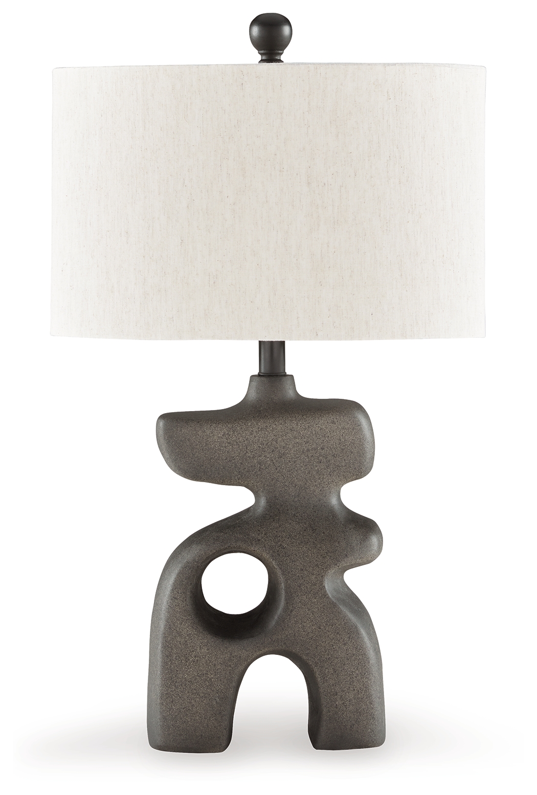 Danacy - Paper Table Lamp - Distressed Black