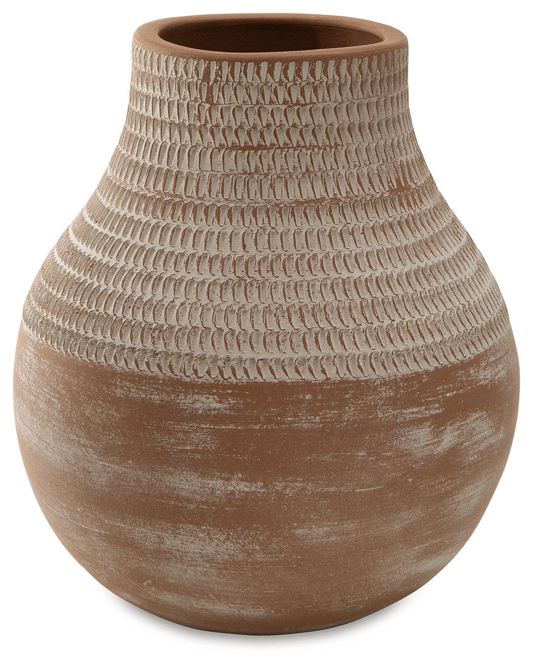 Reclove - Vase - 10" - Distressed White