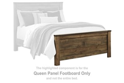 Trinell - Queen Panel Footboard - Brown
