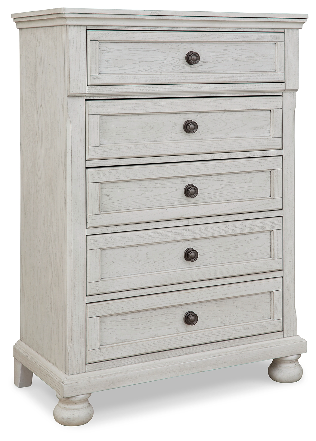Robbinsdale - Five Drawer Chest - Youth - Antique White