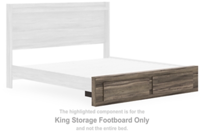 Elbrim - King Storage Footboard - Brown
