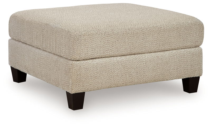 Steelwater Retreat - Oversized Accent Ottoman - Latte