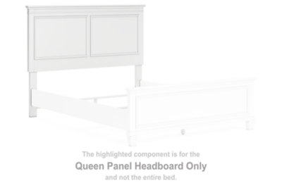 Fortman - Queen Panel Headboard - White