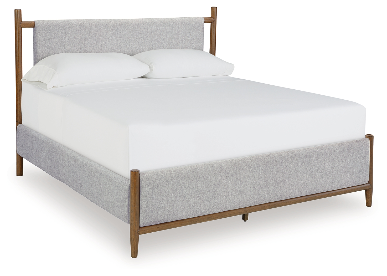 Lyncott - King Upholstered Bed - Brown