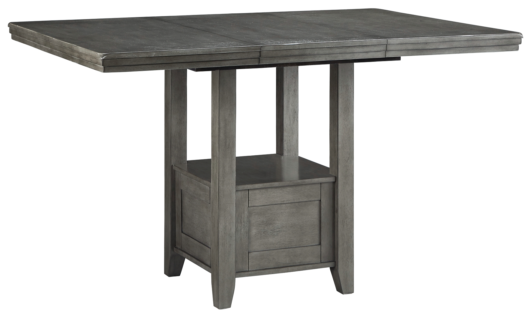 Hallanden - Rectangular Dining Room Counter Extension Table - Gray