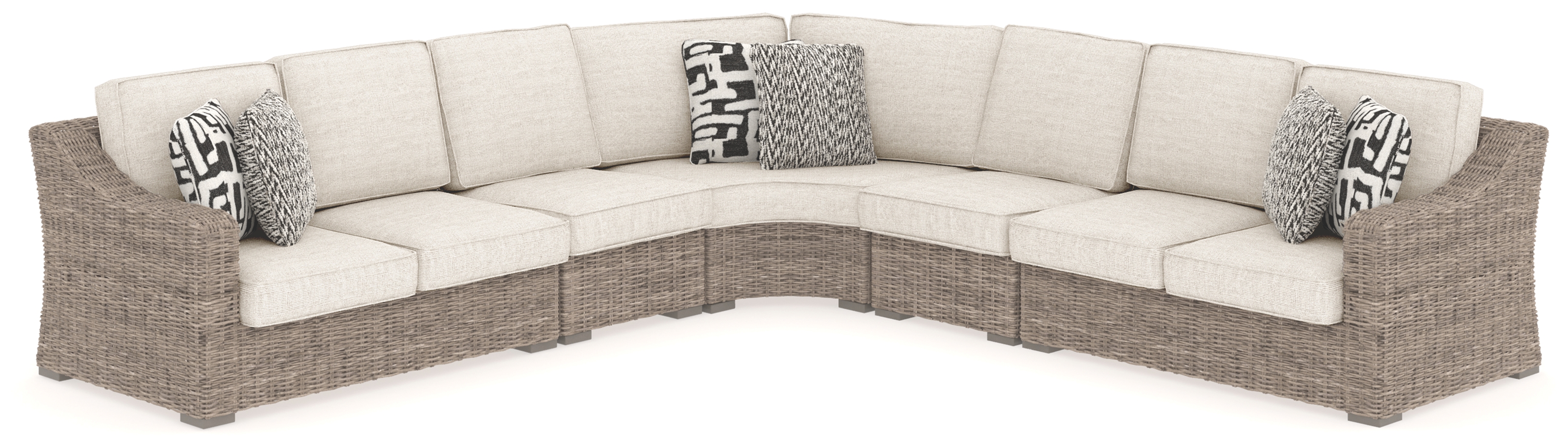 Beachcroft - 5 Pc. - Sectional Lounge - Beige