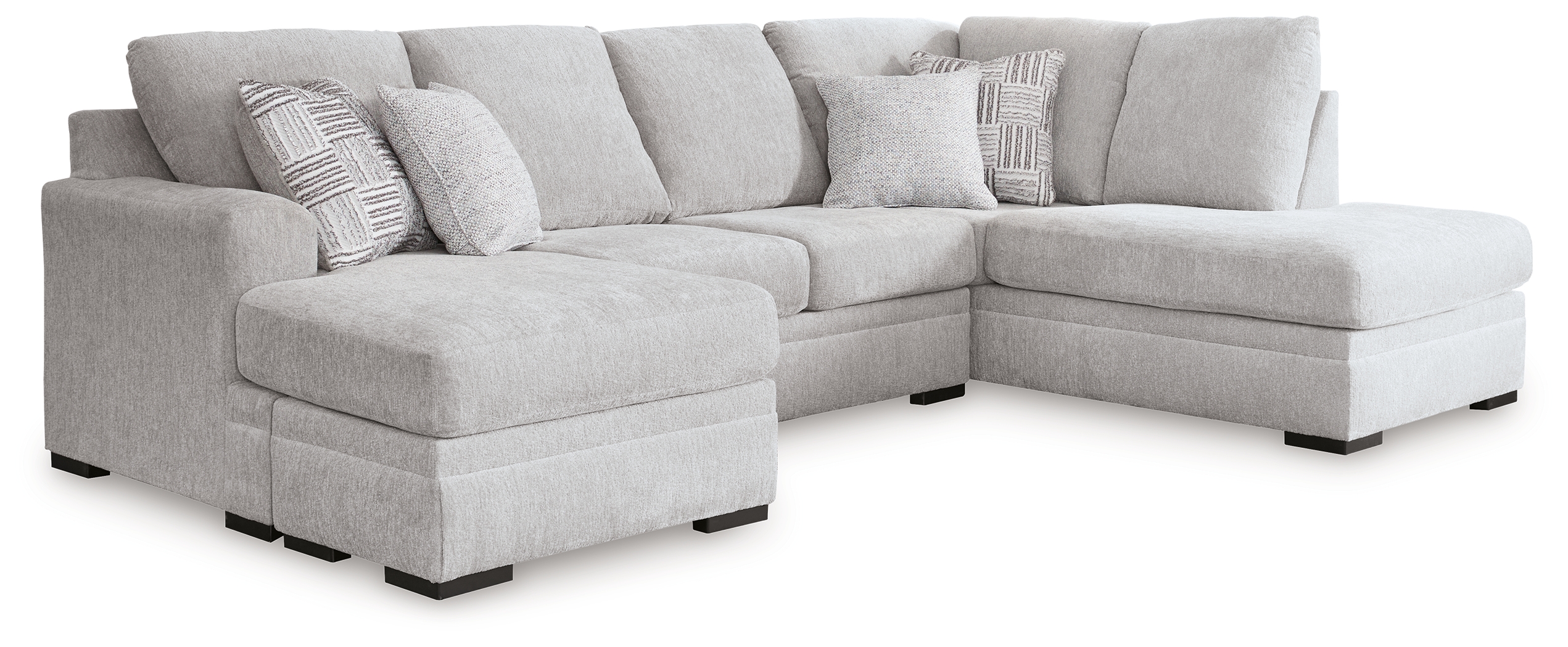 Gabyleigh - 2-Piece Sectional With Laf Chaise - Nickel