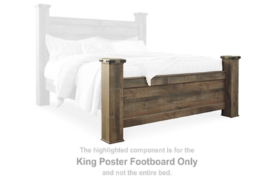 Trinell - King Poster Footboard - Brown