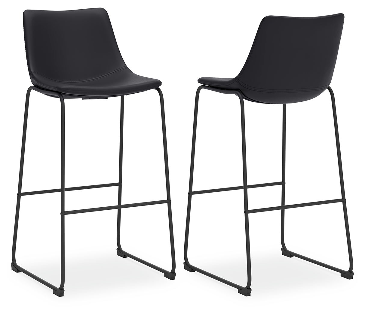 Centiar - Tall UPH Barstool (Set of 2) - Black