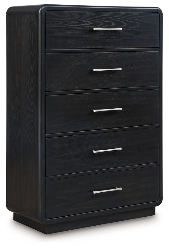 Rowanbeck - Five Drawer Chest - Black
