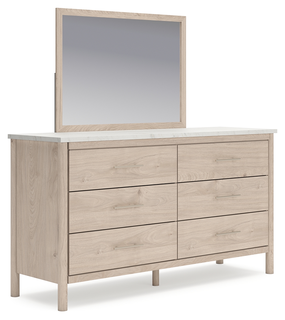 Cadmori - Dresser And Mirror - Two-Tone
