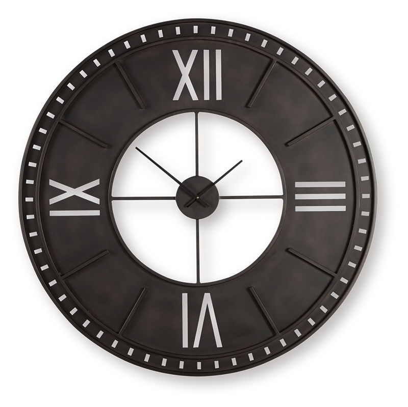 Lytle - Wall Clock - Antique Brown
