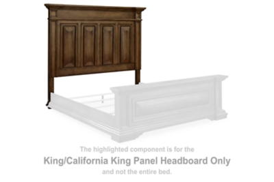 Frantanna - King/California King Panel Headboard - Brown