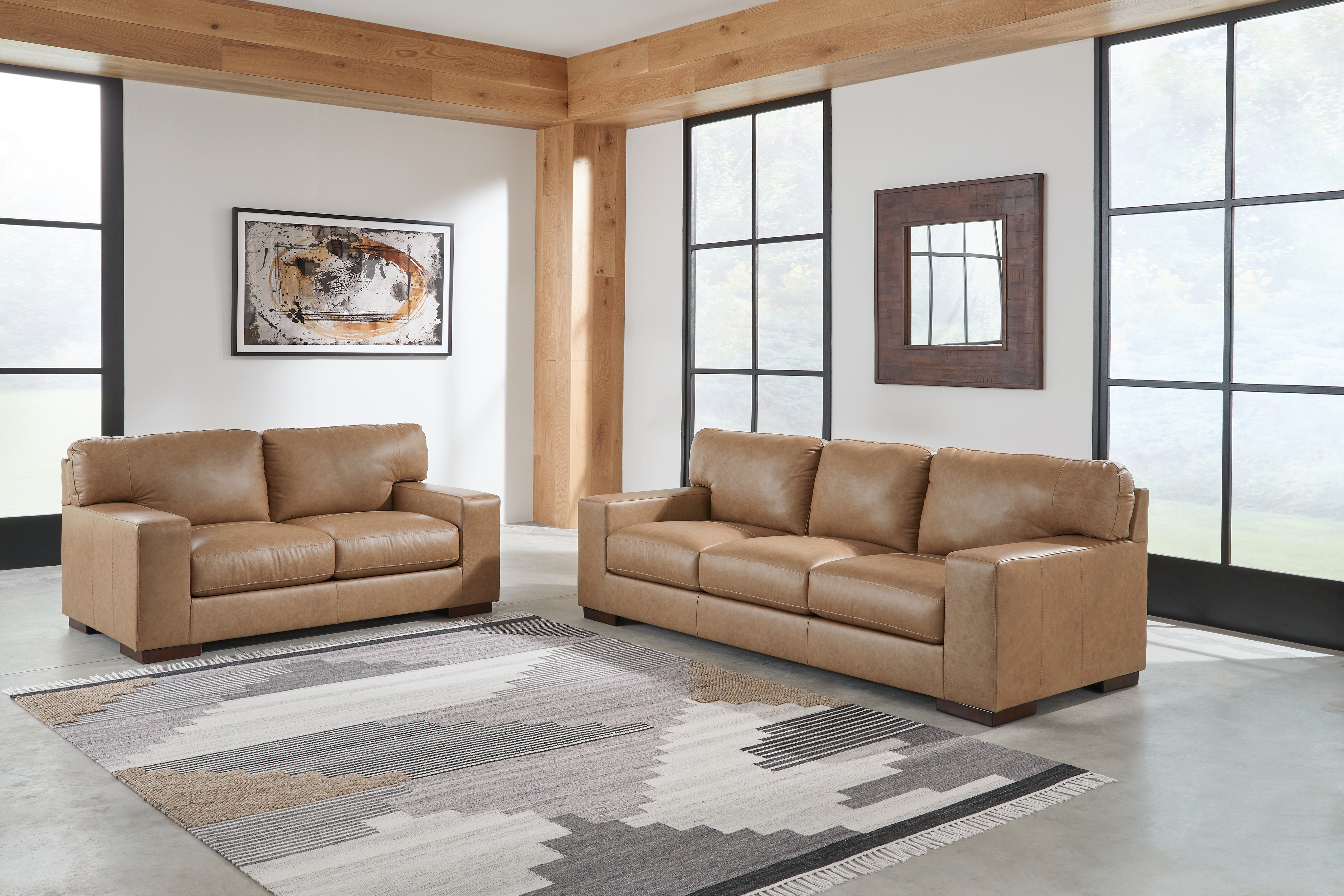 Lombardia - 2 Pc. - Sofa, Loveseat - Tumbleweed