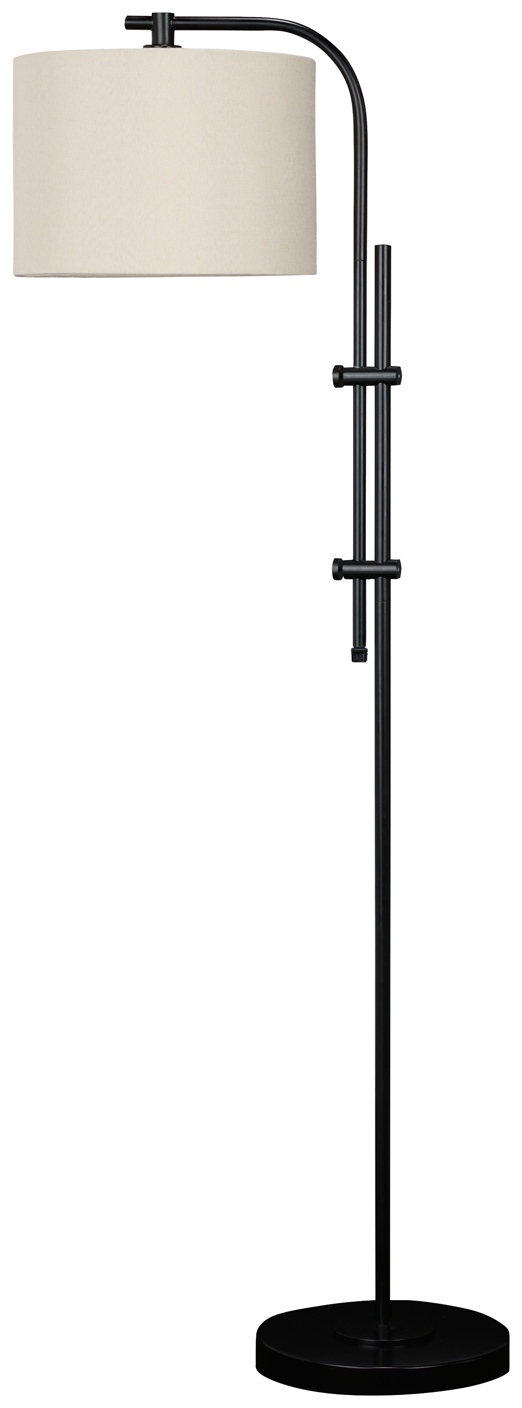 Baronvale - Metal Floor Lamp  - Black