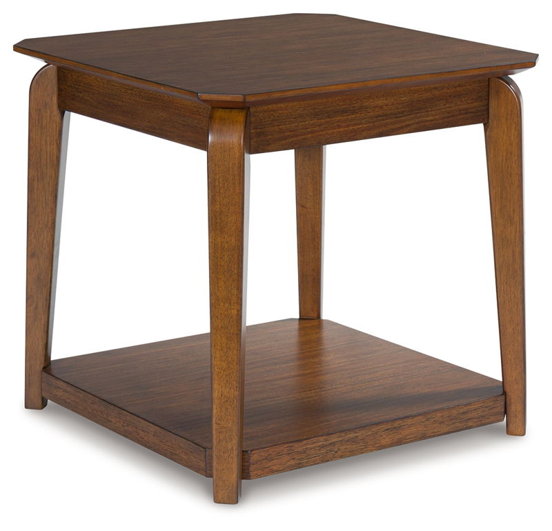 Trenmour - Square End Table - Medium Brown