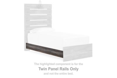 Drystan - Twin Panel Rails - Brown / Beige
