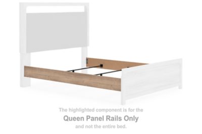Kinlanni - Queen Panel Rails - Tan