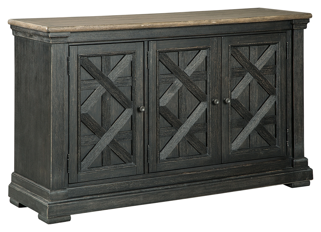 Tyler Creek - Dining Room Server - Black / Gray