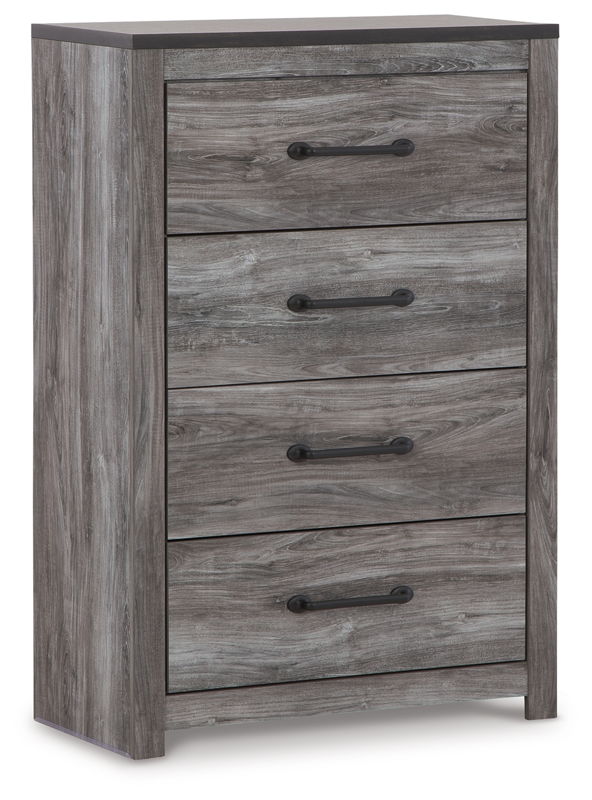 Bronyan - Four Drawer Chest - Dark Gray