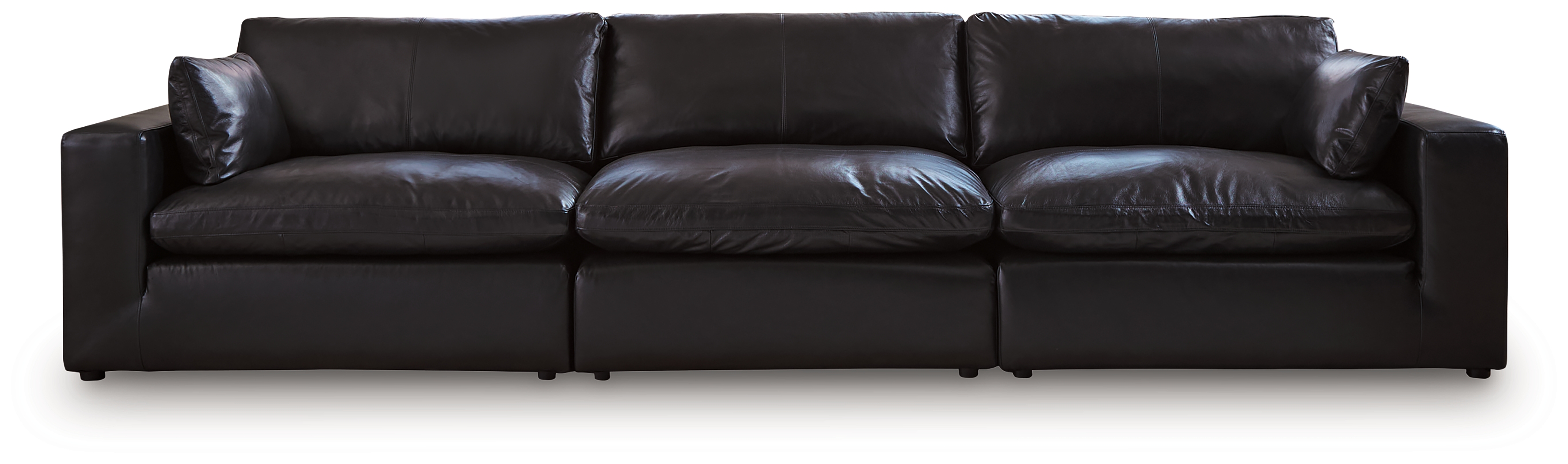 Emilia - 3-Piece Sectional Sofa - Black