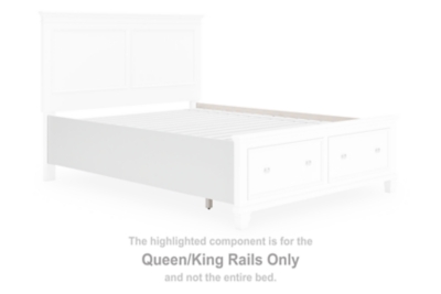 Fortman - Queen/King Rails - White