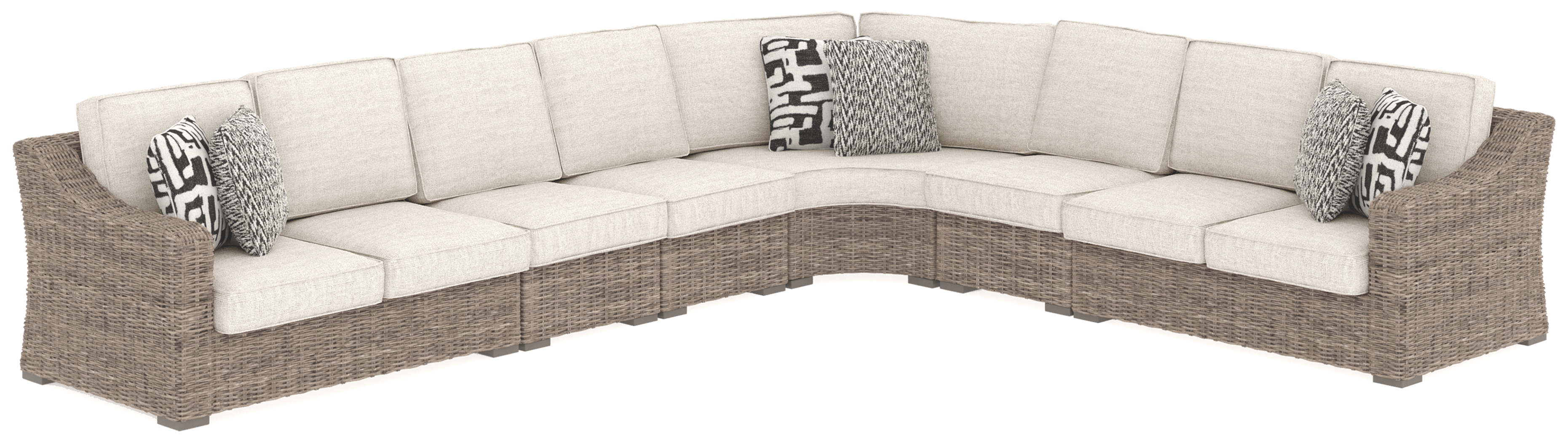 Beachcroft - 6 Pc. - Sectional Lounge - Beige