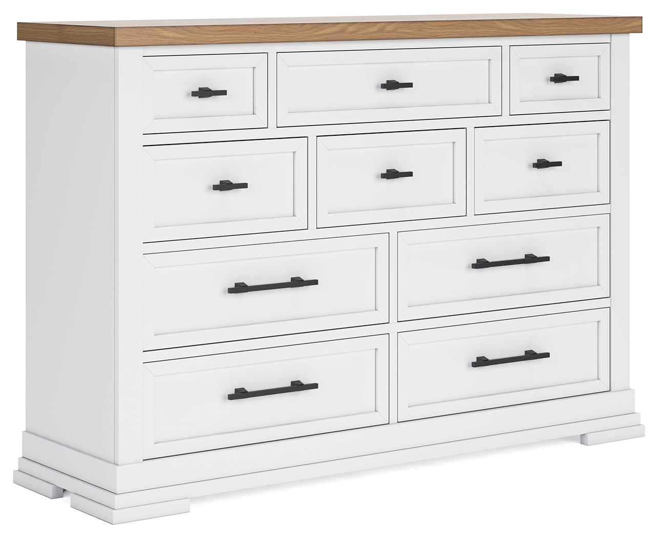 Ashbryn - Dresser - White / Natural