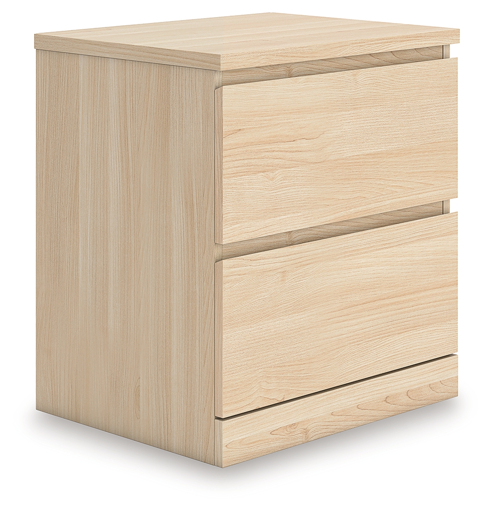 Onita - Two Drawer Night Stand - Natural