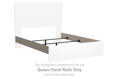 Stelsie - Queen Panel Rails - White