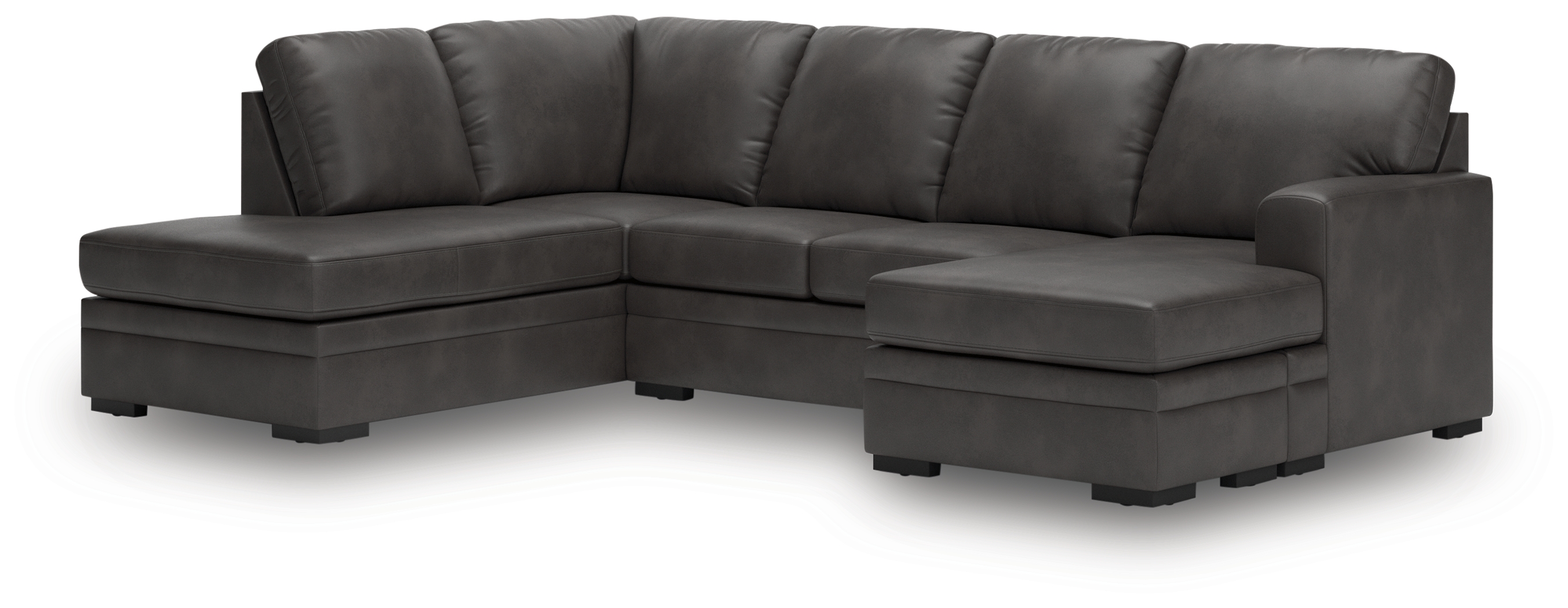 Lofton-Pike - 2-Piece Sectional With LAF Corner Chaise - Shadow
