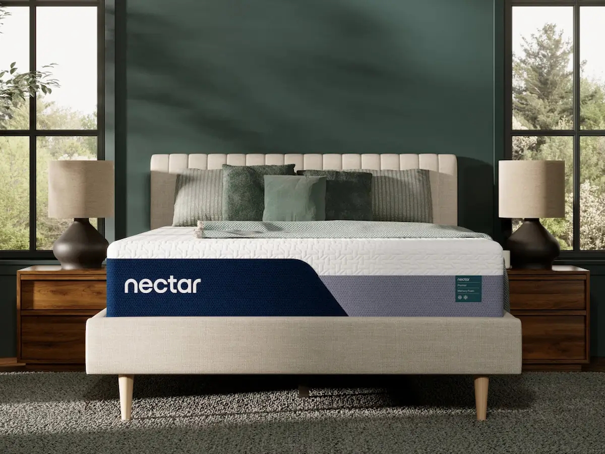 Nectar Premier Memory Foam - Full Mattress - White
