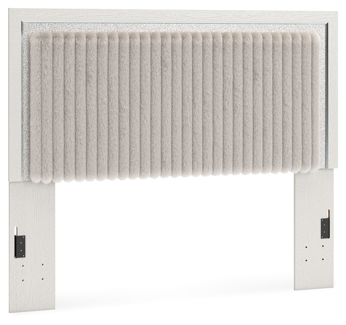 Zuraleus - Queen Upholstered Panel Headboard - White