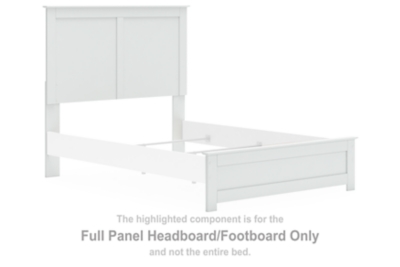 Bostwick Shoals - Full Panel Headboard/Footboard - White